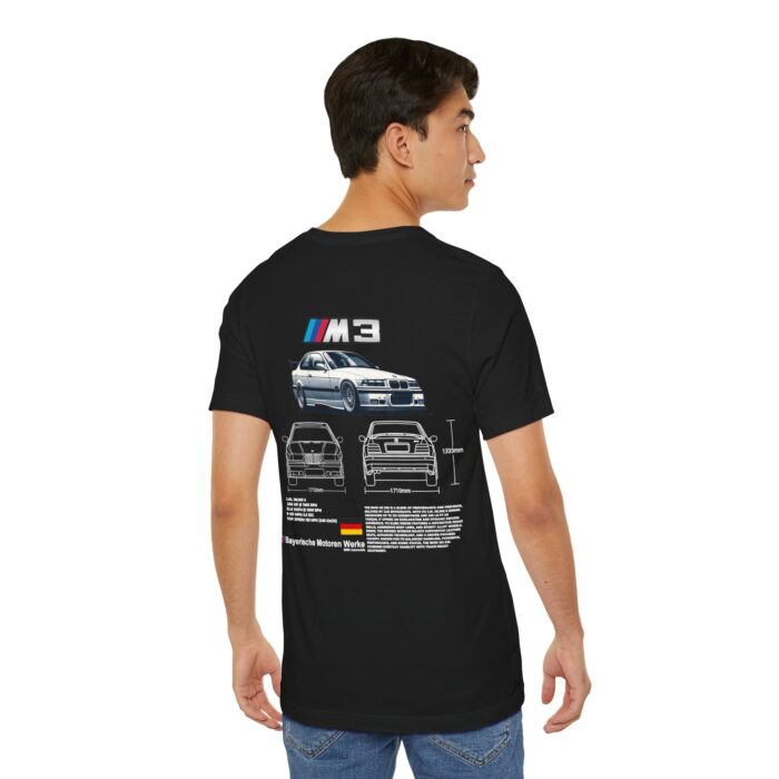 BMW M3 E36 Blueprint Graphic Tee - Boosted Gear Co - Image 50