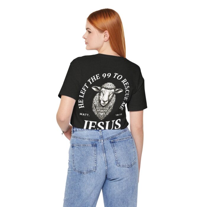 Jesus The Good Shepherd T-Shirt - Matthew 18:12 Faith Apparel - YHWH Threads - Image 106