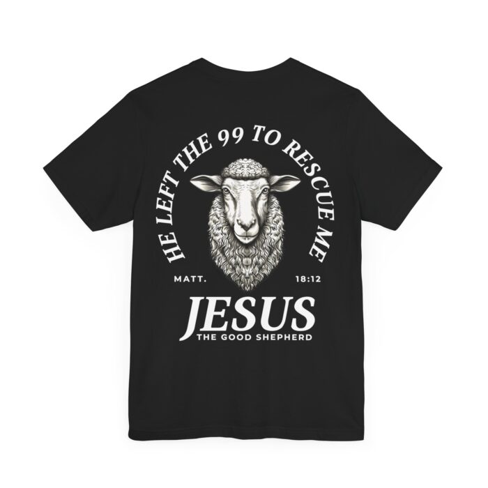 Jesus The Good Shepherd T-Shirt - Matthew 18:12 Faith Apparel - YHWH Threads