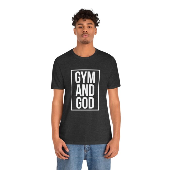 Gym & God T-Shirt - Faith and Fitness Tee - YHWH Threds - Image 25