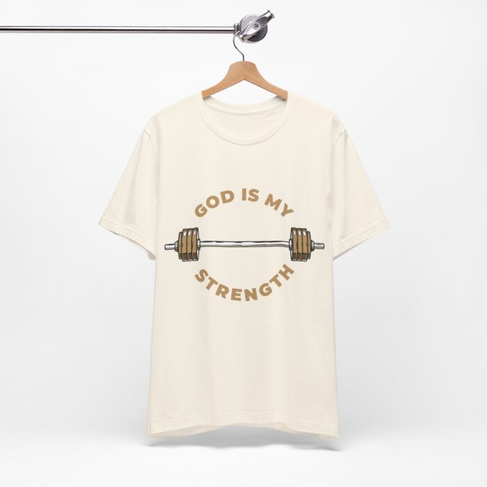 God Is My Strength T-Shirt - Faith and Fitness Apparel - YHWH Threads - Image 65