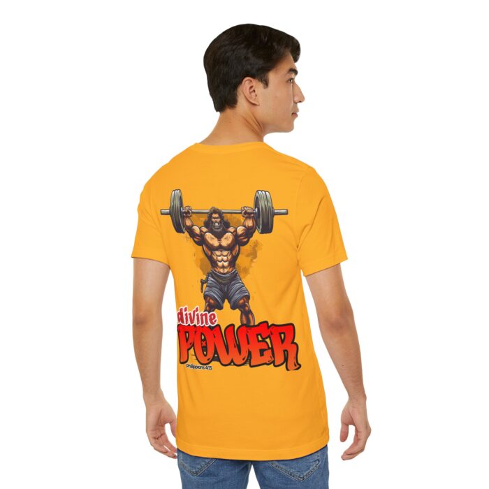 Divine Power T-Shirt - Philippians 4:13 Faith and Fitness Apparel - YHWH Threads - Image 166