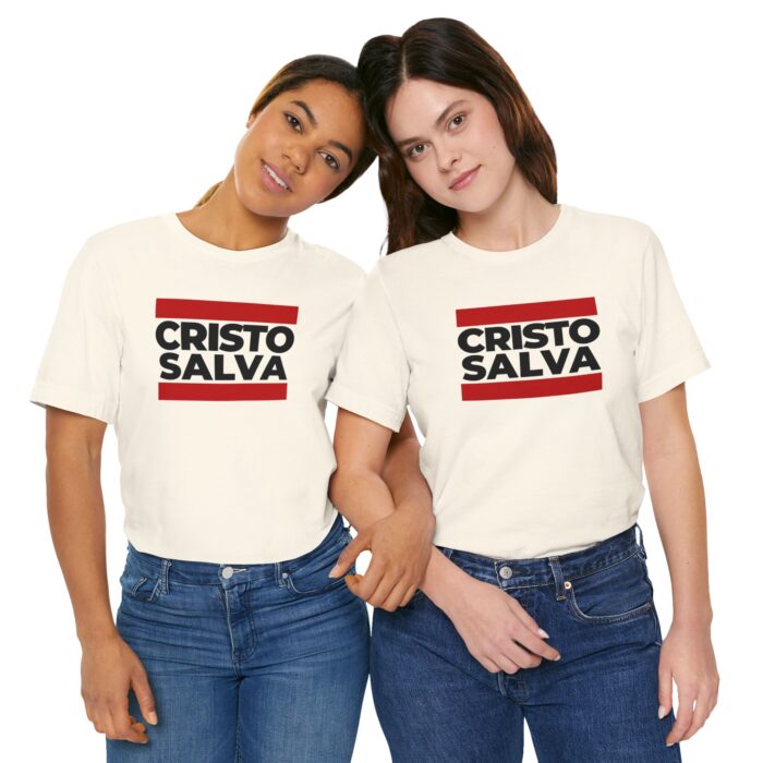 Cristo Salvaa Camiseta Cristo Salva - Ropa de Fe - YHWH Threads - Image 55