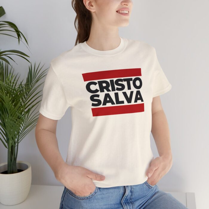 Cristo Salvaa Camiseta Cristo Salva - Ropa de Fe - YHWH Threads - Image 53