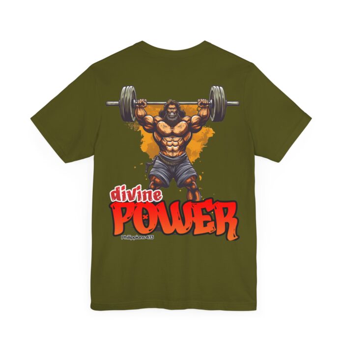 Divine Power T-Shirt - Philippians 4:13 Faith and Fitness Apparel - YHWH Threads - Image 262