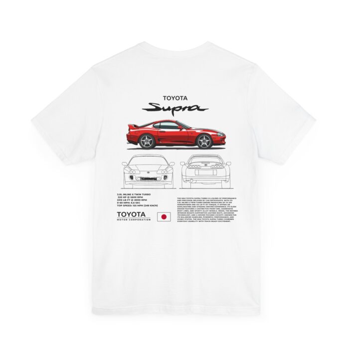 Toyota Supra MK4 Blueprint Graphic Tee - Boosted Gear Co.