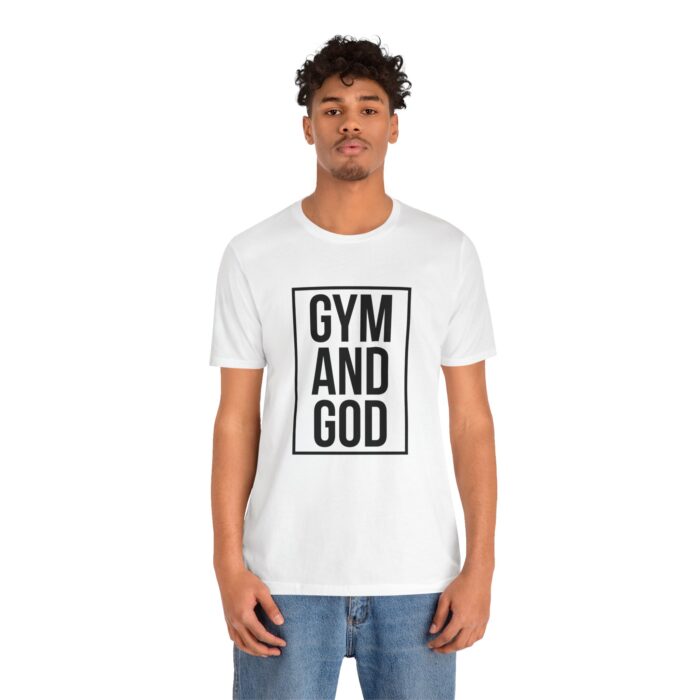 Gym & God T-Shirt - Faith and Fitness Tee - YHWH Threds