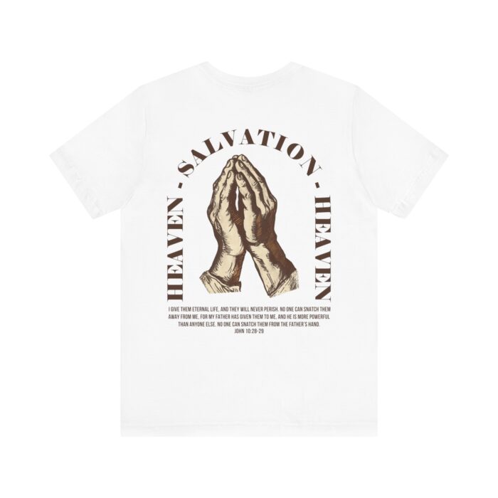 Heaven Salvation T-Shirt - Faith-Based Apparel - YHWH Threads - Image 3