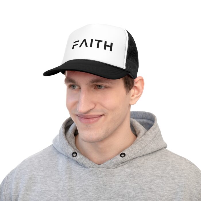 Faith Trucker Hat - YHWH Threads Co. - Image 4