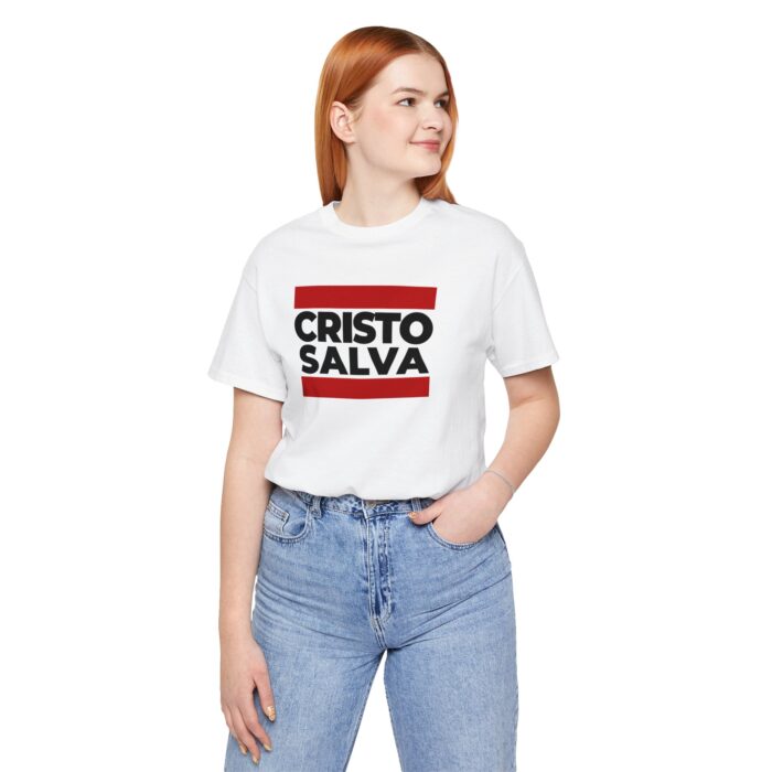 Cristo Salvaa Camiseta Cristo Salva - Ropa de Fe - YHWH Threads - Image 18