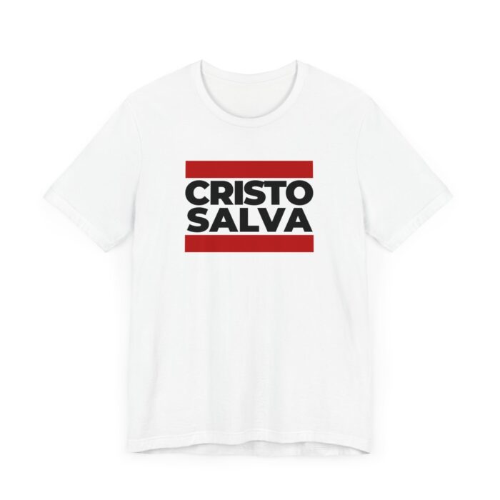 Cristo Salvaa Camiseta Cristo Salva - Ropa de Fe - YHWH Threads - Image 3