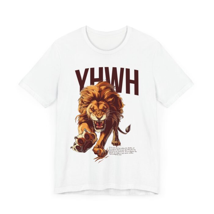 Camiseta León de Judá - Apocalipsis 5:5 - YHWH Threads - Image 3