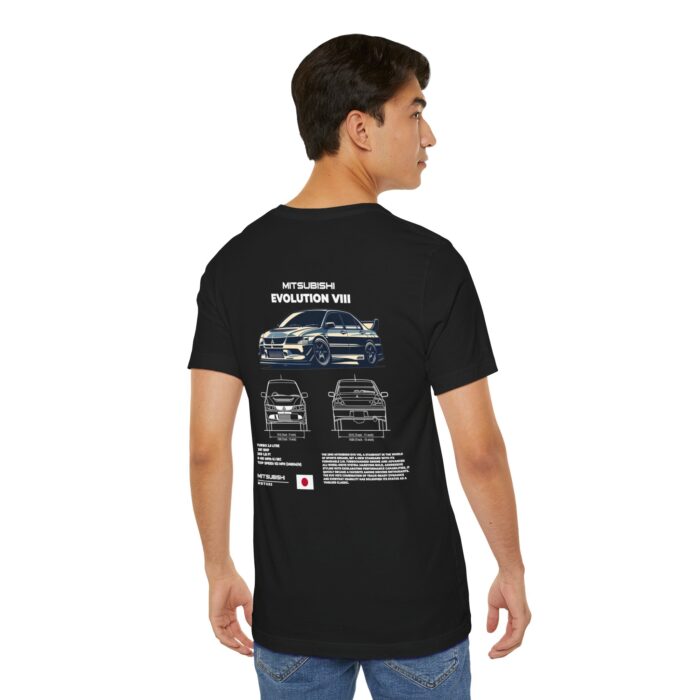 Mitsubishi Evolution VIII Blueprint Graphic Tee - Boosted Gear Co. - Image 50