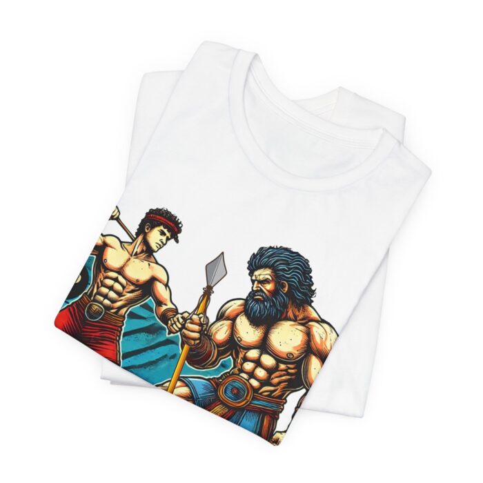 David vs Goliath T-Shirt - Faith and Strength Tee - YHWH Threads - Image 5