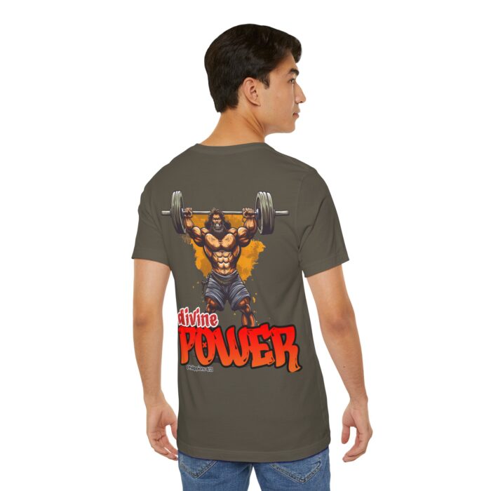 Divine Power T-Shirt - Philippians 4:13 Faith and Fitness Apparel - YHWH Threads - Image 253