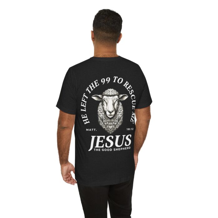 Jesus The Good Shepherd T-Shirt - Matthew 18:12 Faith Apparel - YHWH Threads - Image 46