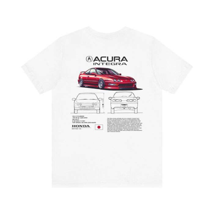 Acura Integra GS-R Blueprint Graphic Tee - Boosted Gear Co. - Image 3