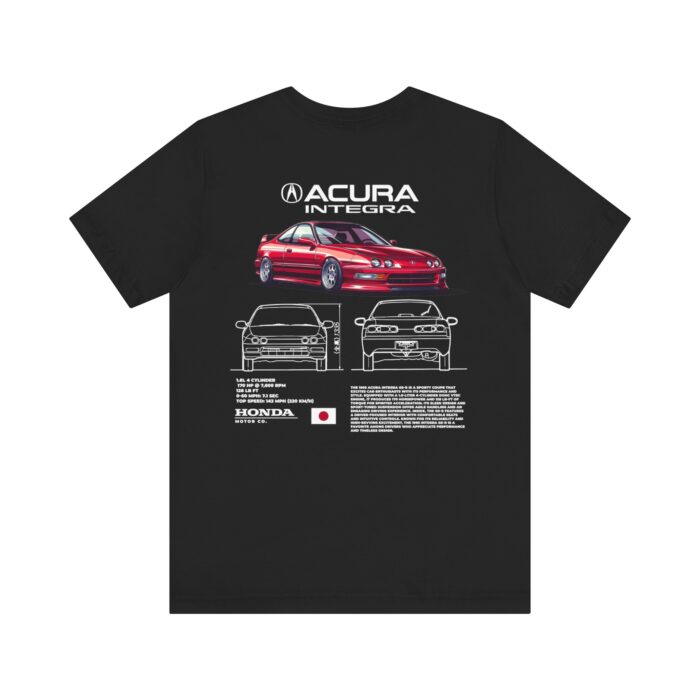 Acura Integra GS-R Blueprint Graphic Tee - Boosted Gear Co. - Image 32