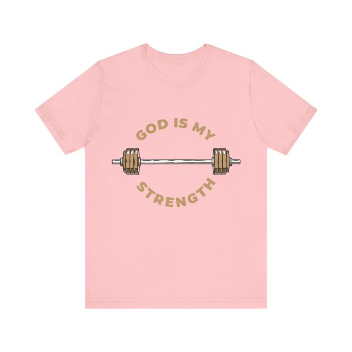 God Is My Strength T-Shirt - Faith and Fitness Apparel - YHWH Threads - Image 117