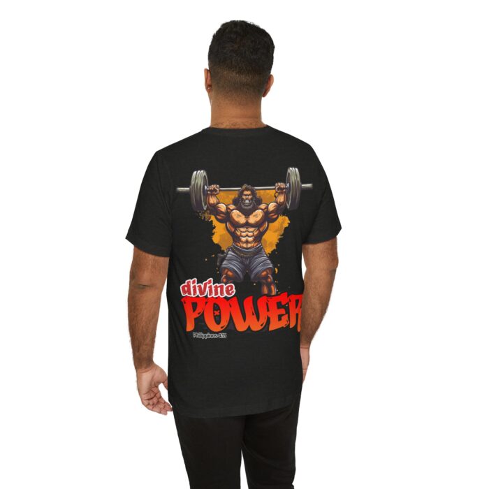 Divine Power T-Shirt - Philippians 4:13 Faith and Fitness Apparel - YHWH Threads - Image 220