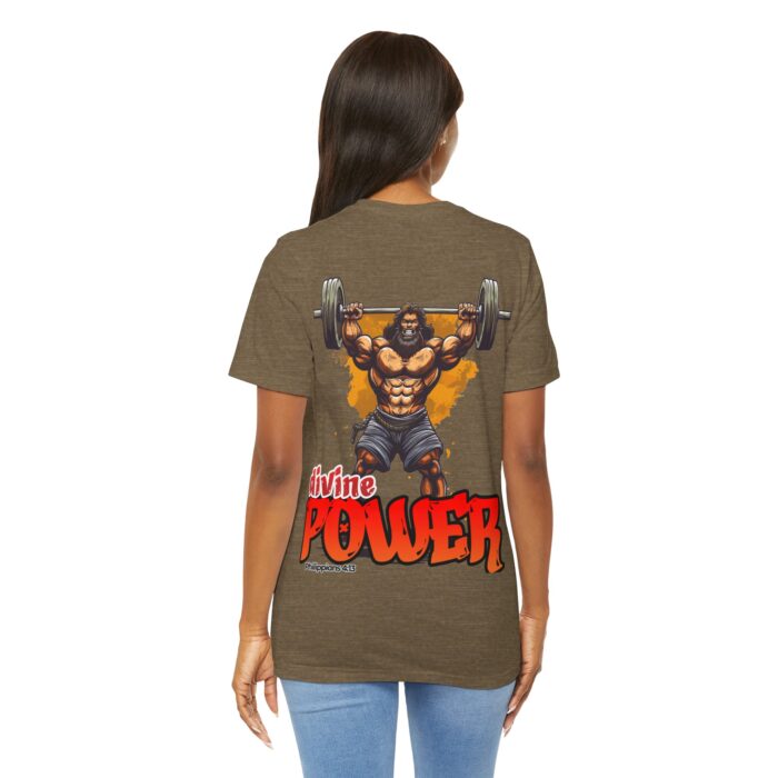 Divine Power T-Shirt - Philippians 4:13 Faith and Fitness Apparel - YHWH Threads - Image 197