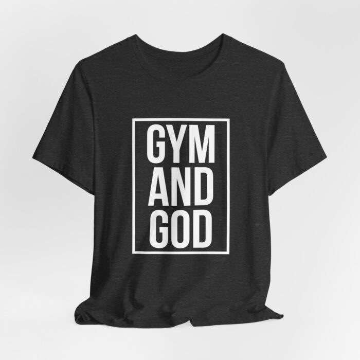 Gym & God T-Shirt - Faith and Fitness Tee - YHWH Threds - Image 29