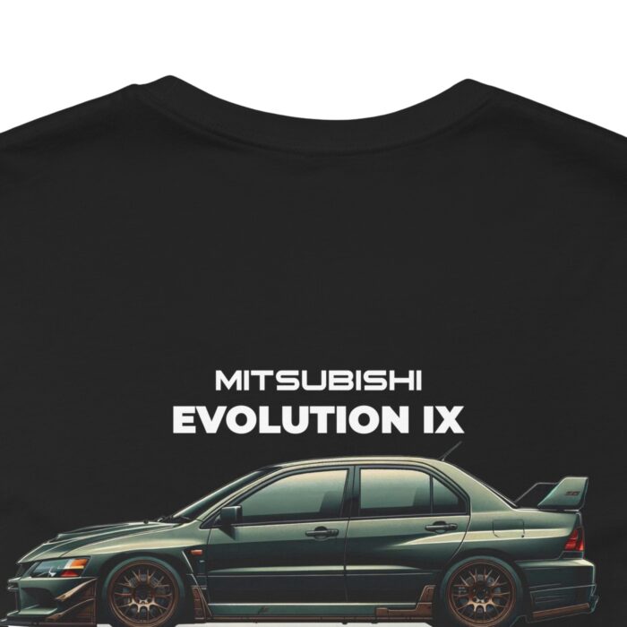 Mitsubishi Evolution IX Blueprint Graphic Tee - Premium Car Enthusiast T-Shirt - Boosted Gear Co - Image 39