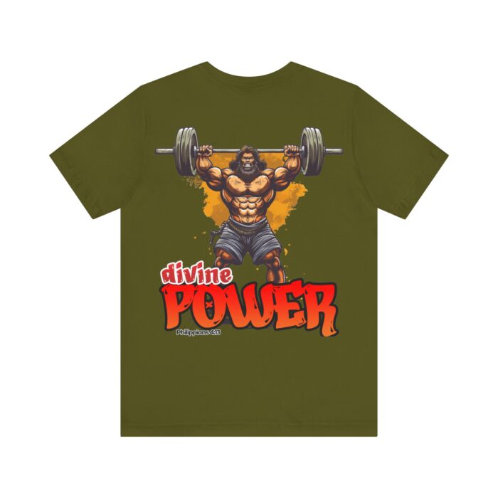 Divine Power T-Shirt - Philippians 4:13 Faith and Fitness Apparel - YHWH Threads - Image 264