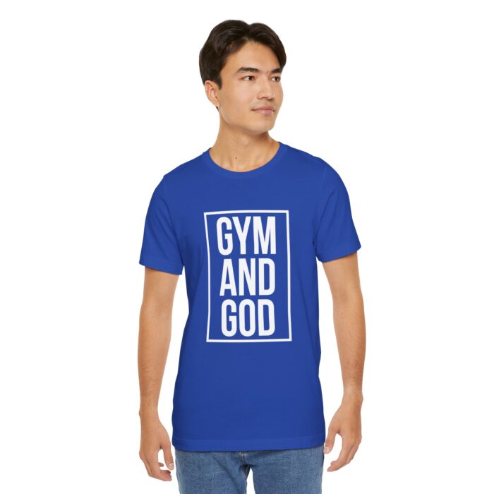 Gym & God T-Shirt - Faith and Fitness Tee - YHWH Threds - Image 19