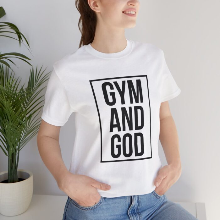 Gym & God T-Shirt - Faith and Fitness Tee - YHWH Threds - Image 8