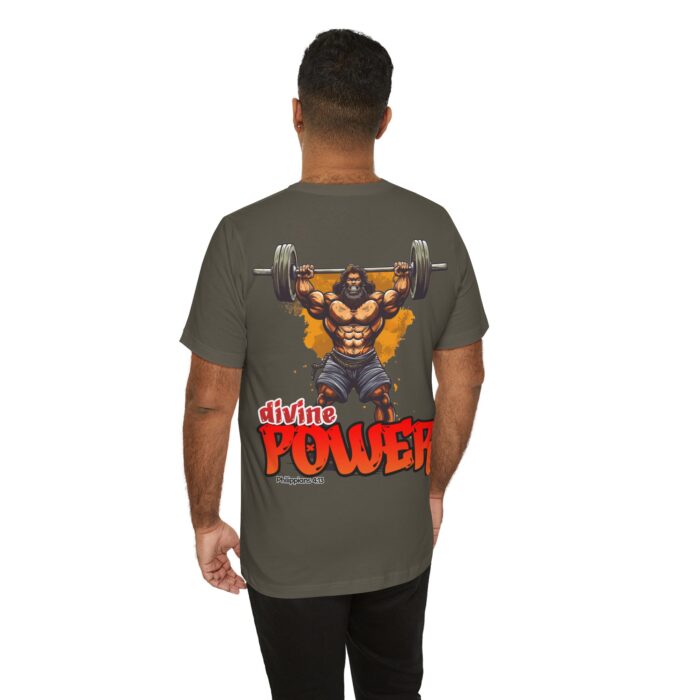 Divine Power T-Shirt - Philippians 4:13 Faith and Fitness Apparel - YHWH Threads - Image 249