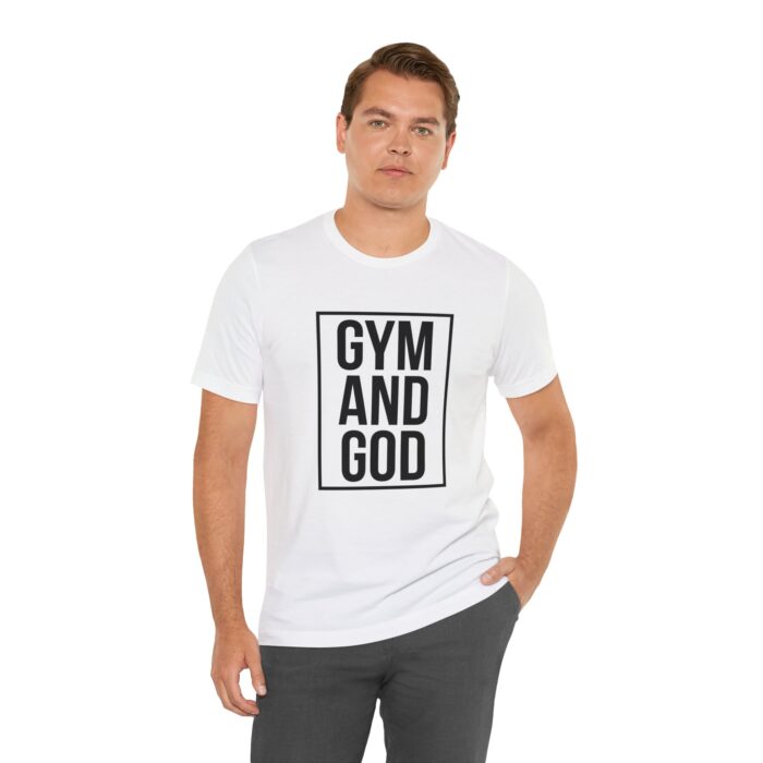 Gym & God T-Shirt - Faith and Fitness Tee - YHWH Threds - Image 6