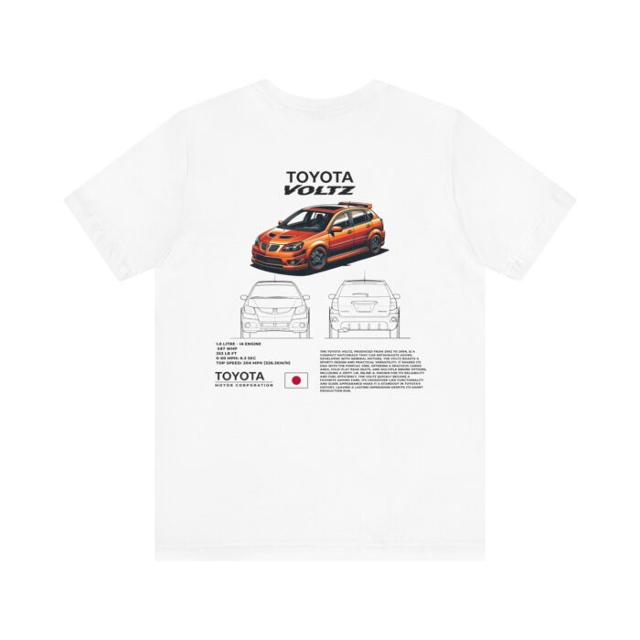 Toyota Voltz Blueprint Graphic Tee - Boosted Gear Co. - Image 3