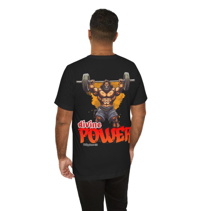 Divine Power T-Shirt - Philippians 4:13 Faith and Fitness Apparel - YHWH Threads - Image 46