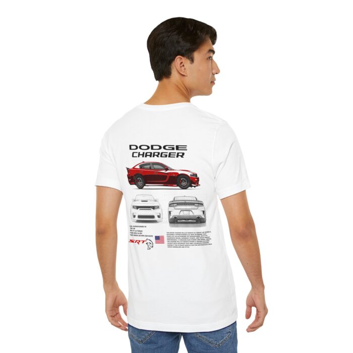 Dodge Charger SRT Hellcat Redeye Blueprint Graphic Tee - Premium Car Enthusiast T-Shirt - Boosted Gear Co. - Image 21