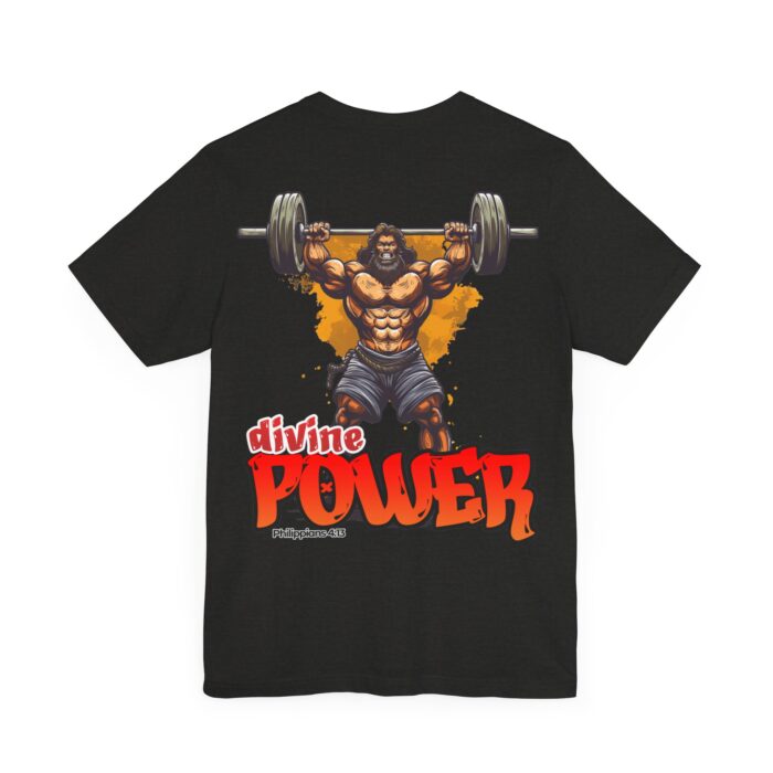 Divine Power T-Shirt - Philippians 4:13 Faith and Fitness Apparel - YHWH Threads - Image 204