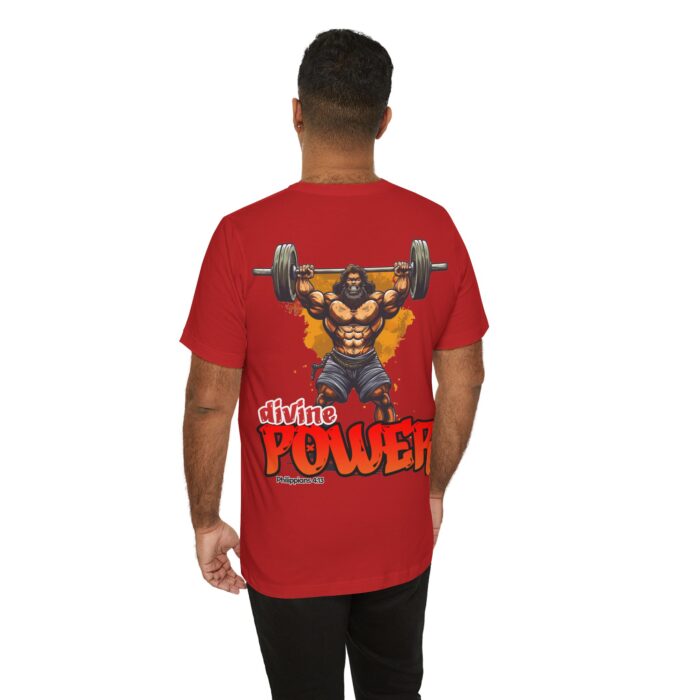 Divine Power T-Shirt - Philippians 4:13 Faith and Fitness Apparel - YHWH Threads - Image 336