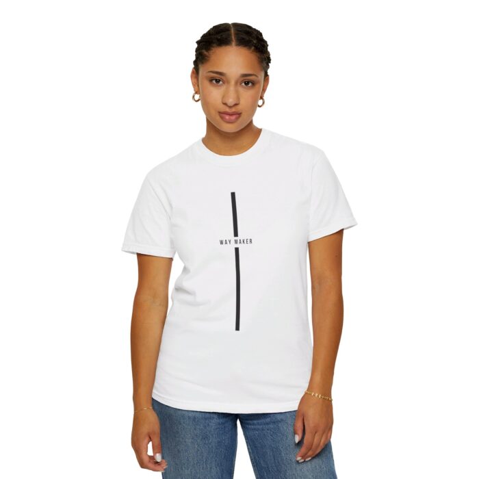 Way Maker Christian T-Shirt - Minimalist Cross Design - Faith-Based Apparel - Inspirational Tee - Image 6