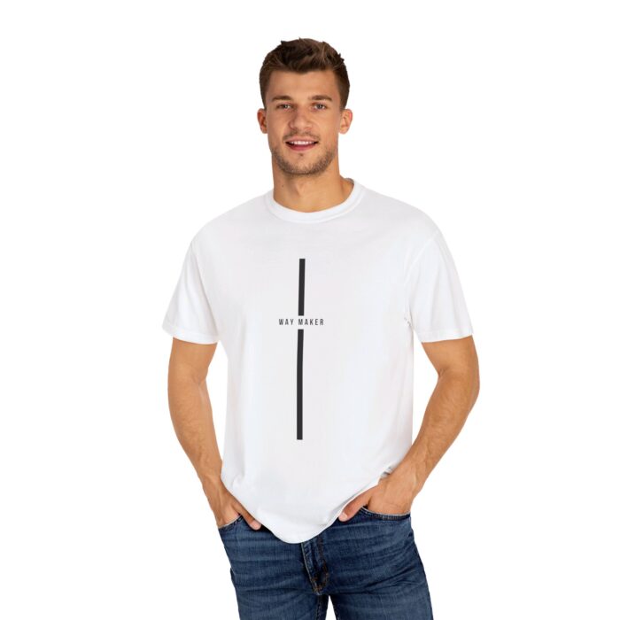 Way Maker Christian T-Shirt - Minimalist Cross Design - Faith-Based Apparel - Inspirational Tee - Image 4