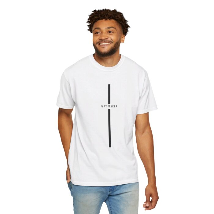 Way Maker Christian T-Shirt - Minimalist Cross Design - Faith-Based Apparel - Inspirational Tee - Image 10