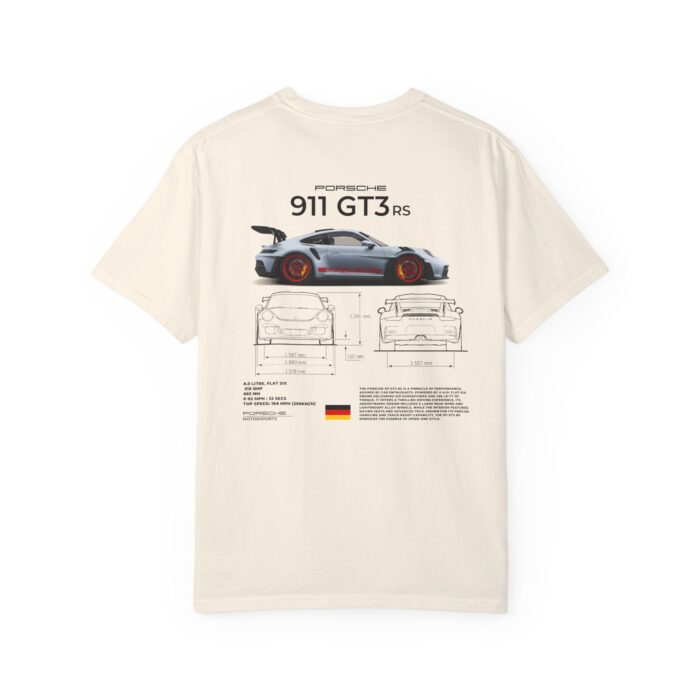 Porsche 911 GT3 RS Spec Tee, Boosted Gear Co - Unisex T-shirt, Supercar Performance Shirt, Cool Racing Apparel, Casual Top