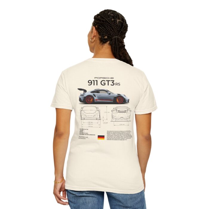 Porsche 911 GT3 RS Spec Tee, Boosted Gear Co - Unisex T-shirt, Supercar Performance Shirt, Cool Racing Apparel, Casual Top - Image 7