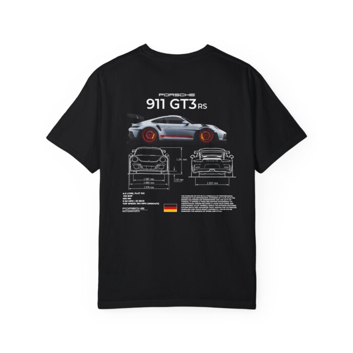 Porsche 911 GT3 RS Spec Tee, Boosted Gear Co - Unisex T-shirt, Supercar Performance Shirt, Cool Racing Apparel, Casual Top - Image 66