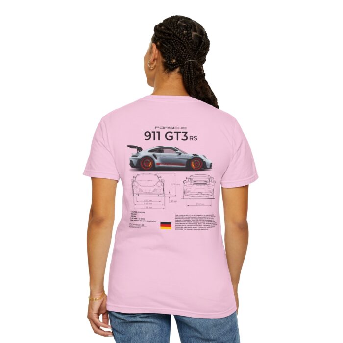 Porsche 911 GT3 RS Spec Tee, Boosted Gear Co - Unisex T-shirt, Supercar Performance Shirt, Cool Racing Apparel, Casual Top - Image 85