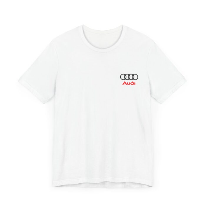 Audi A4 Logo T-Shirt Unisex Tee – Car Enthusiast Gift, Car Lover Shirt, Vehicle Fan Apparel, Automotive Graphic Tee, Racing Enthusiast - Image 3