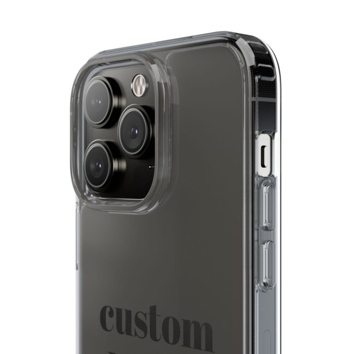 Customizable Clear Phone Case - Personal Design Here - Image 4