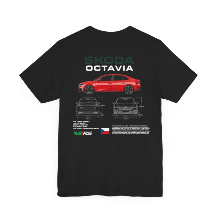 Skoda Octavia VRS Tshirt Unisex Tee - Car Enthusiast Gift, Car Lover Shirt, Vehicle Fan Apparel, Automotive Graphic Tee, Racing Enthusiast - Image 5