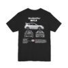 Subaru WRX Unisex Short Sleeve Tee, Car Lover Gift, Auto Enthusiast Apparel, JDM T-Shirt, Men's Women's Vehicle Tee