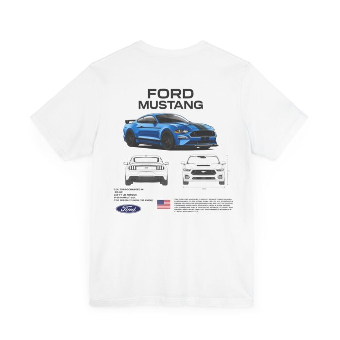 Ford Mustang GT Unisex T-shirt, Muscle Car Lover Gift, Vintage Car Tee, Car Enthusiast Shirt, Retro Car Apparel, Ford Mustang Graphic Tee