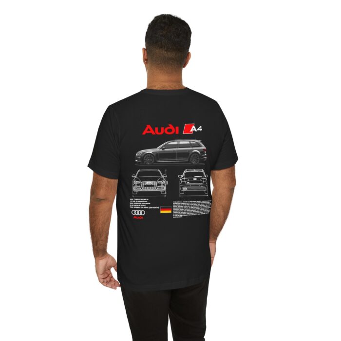 Audi A4 Logo T-Shirt Unisex Tee – Car Enthusiast Gift, Car Lover Shirt, Vehicle Fan Apparel, Automotive Graphic Tee, Racing Enthusiast - Image 11
